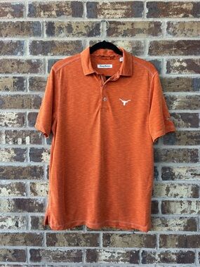 Tommy Bahama Texas Longhorns Polo Shirt Men’s M Burnt Orange